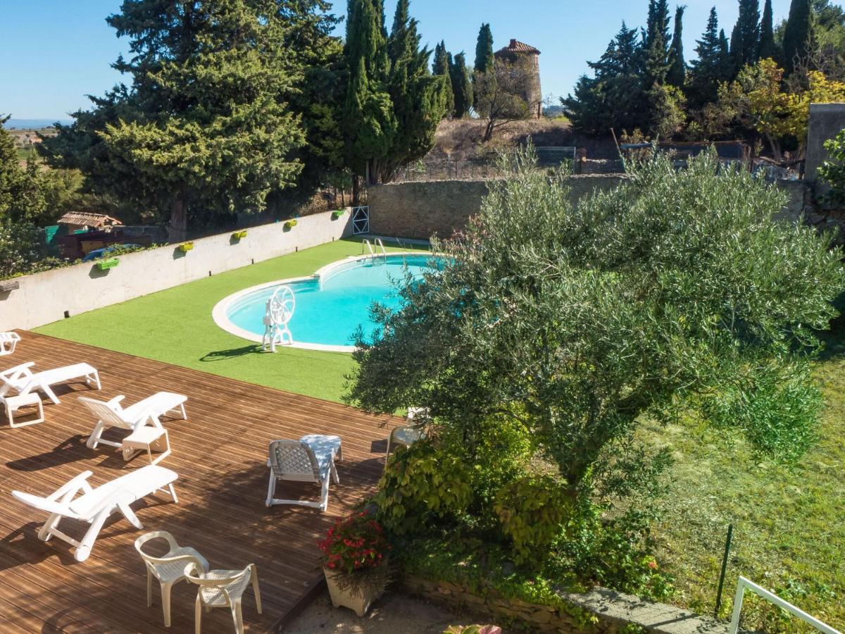 Montbrun-des-Corbières Cosy Holiday Home With Swimming Pool מראה חיצוני תמונה