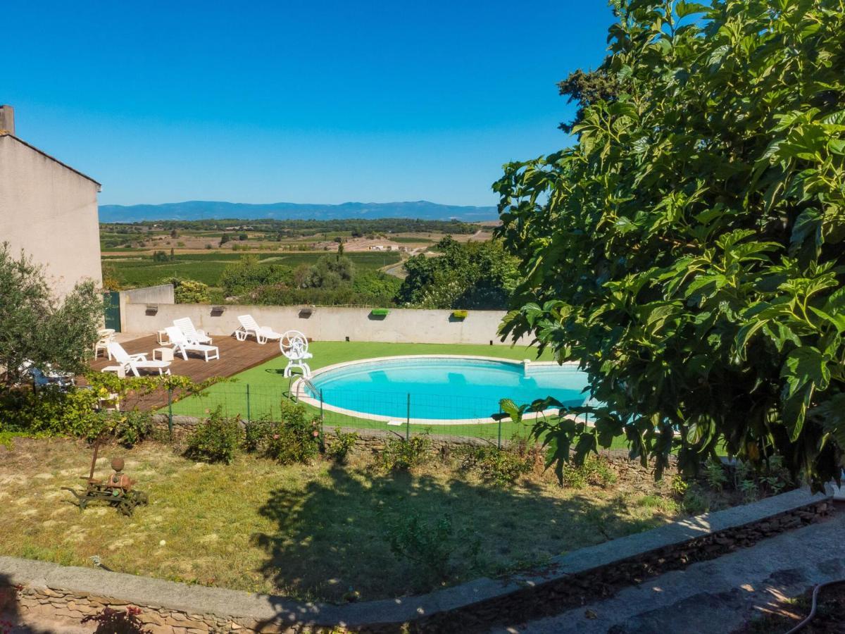 Montbrun-des-Corbières Cosy Holiday Home With Swimming Pool מראה חיצוני תמונה